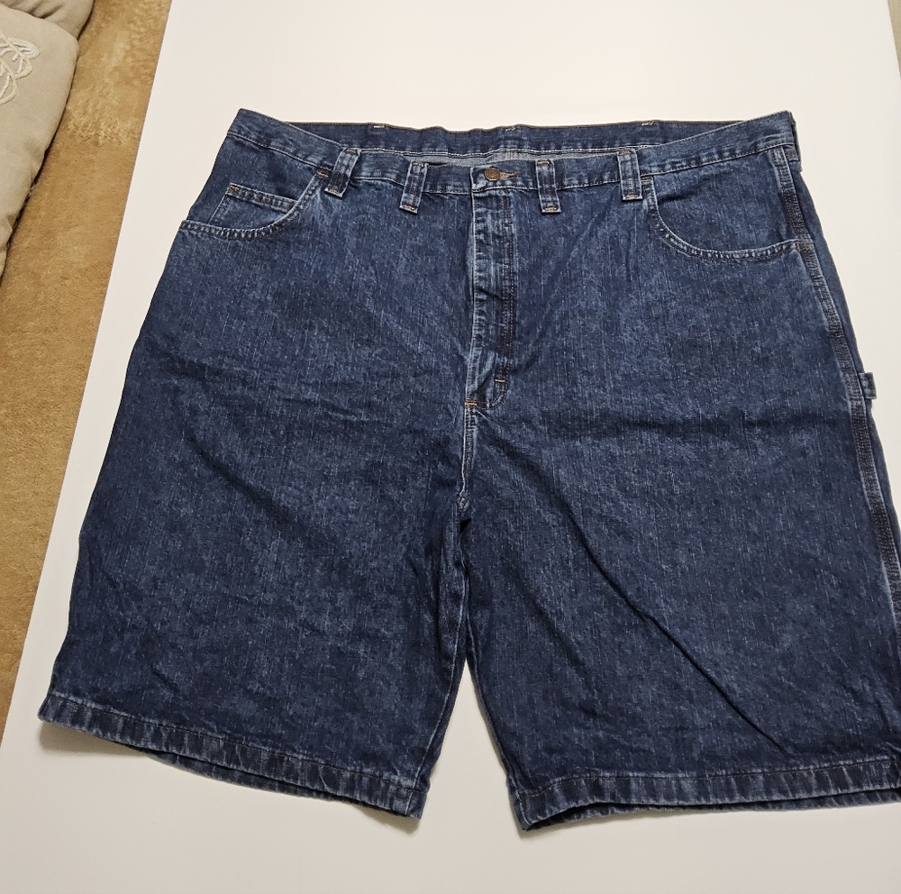 Wrangler Dark Blue Carpenter Jean Shorts